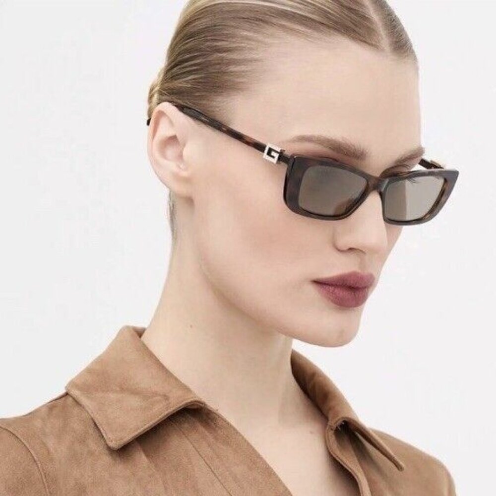 Gucci Women Sunglasses Havana Brown Cat Eye GG1681S 004 BRAND NEW - Picture 3 of 11